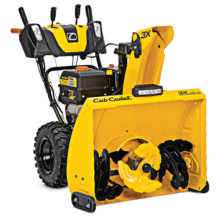 Cub Cadet 3X 30Inch HD 420 cc Three-Stage Gas Snow Blower with Electric Start Steel Chute Power Steering and Heated Grips