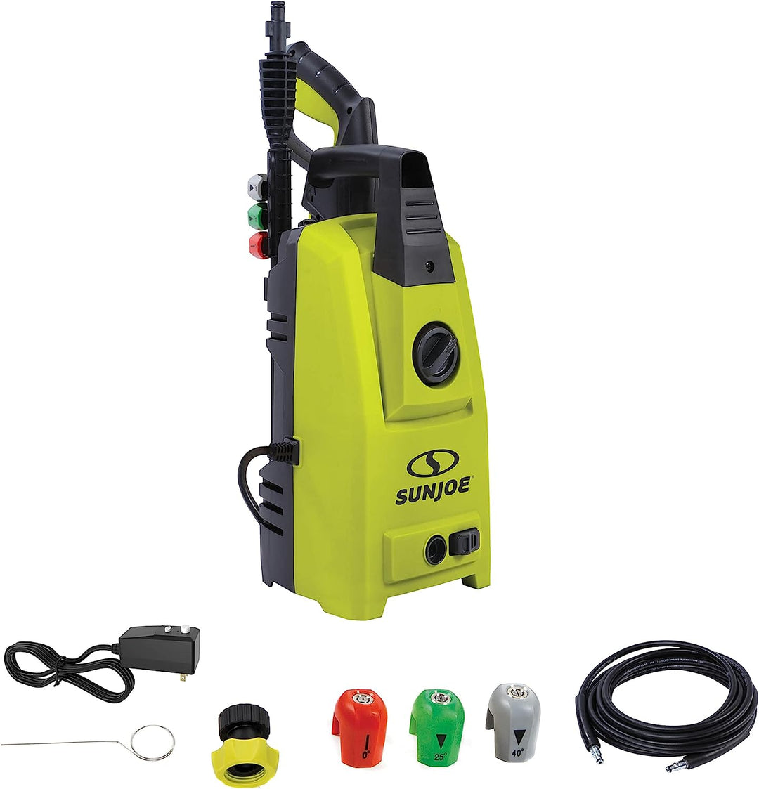 Restored Scratch and Dent 10.5-Amp 1500 Max-PSI Electric Pressure Washer w/3-QC Tips, Detergent Bottle (Refurbished)