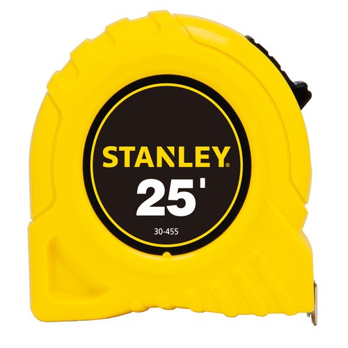 STANLEY CONSUMER TOOLS 30-455 1"x25' Yellow Tape Rule