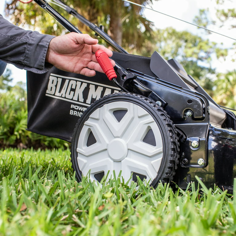 Restored Black Max 22-inch 150cc Self Propelled Gas Mower with High Rear Wheels (Assembled Height 37.2" Weight 64.4 Pounds) (Refurbished)