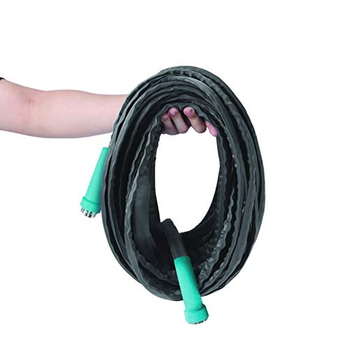 Restored Aqua Joe AJFJH100-58-MAX 100-Ft x 5/8-Inch FiberJacket Hose w/Aluminum Fittings (Refurbished)