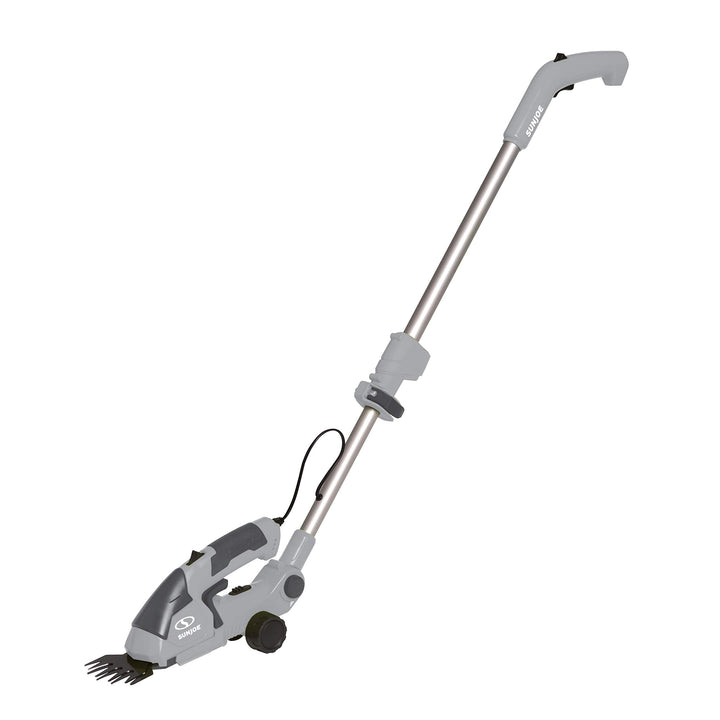 Restored Scratch and Dent Sun Joe HJ605CC-GRY 2-in-1 Electric Telescoping Grass Trimmer, Grey (Refurbished)