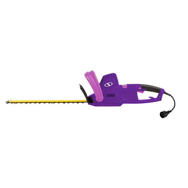 Snow Joe Sun Joe GTS4000E-GRY Lawn + Garden Multi-Tool System (Hedge + Pole Trimmer, Grass Trimmer, Garden Tiller), Purple [Remanufactured]