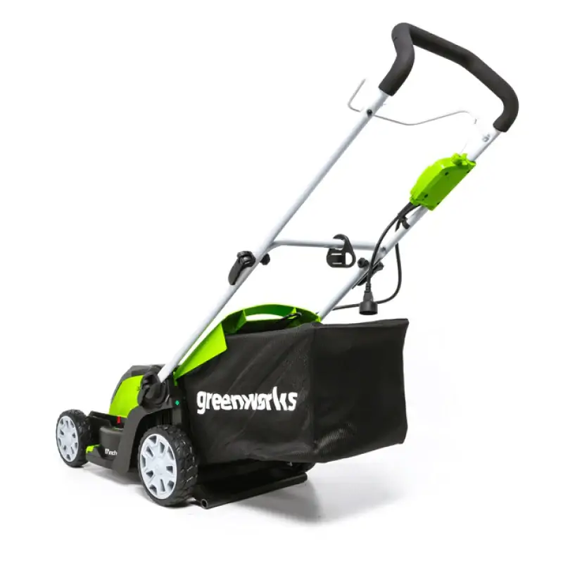 Restored Greenworks 10 Amp 17-inch Corded Electric Lawn Mower (Refurbished)