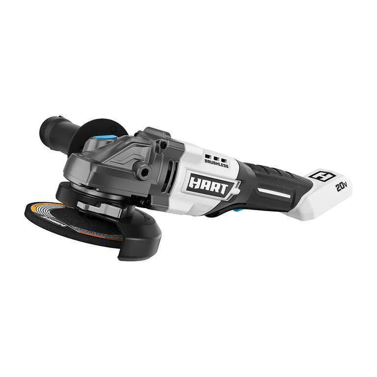 Restored HART 20-Volt Brushless 4-1/2-Inch Angle Grinder/Cutoff Tool (Battery Not Included) (Refurbished)