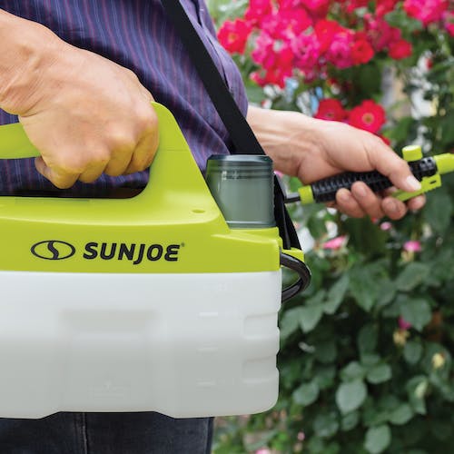 Restored Scratch and Dent Sun Joe SJ-APS-1G Cordless All Purpose Chemical Sprayer | 4-Volt | 1 Gallon (Refurbished)