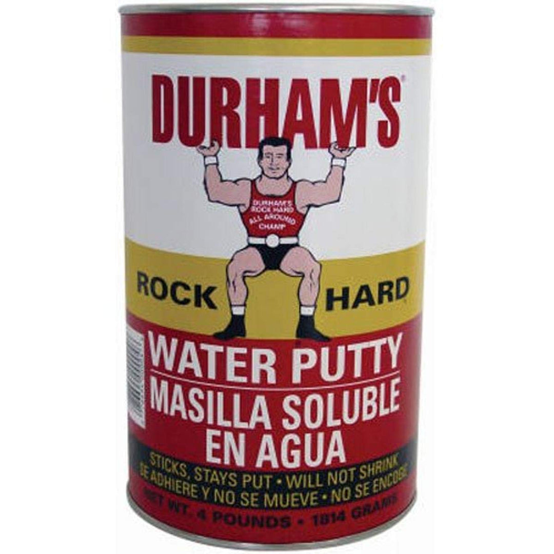 Donald Durhams 076694000046 4-Pound Rockhard Water Putty , White