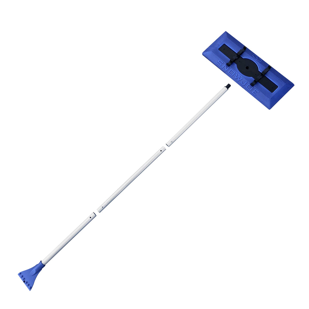 SD Snow Joe SJBLZD The Original 2-In-1 Telescoping Snow Broom + Ice Scraper | w/ 18-Inch No-Scratch Foam Head, Closed Cell Foam for No Water Absorption