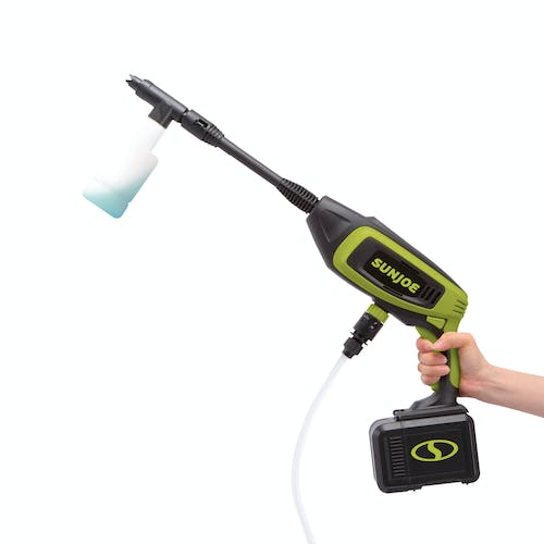 Restored Scratch and Dent Sun Joe 24V-PP350-CT 24-Volt IONMAX Power Cleaner | Tool Only | Ultra-Portable | 5-in-1 Twist Nozzle (Refurbished)