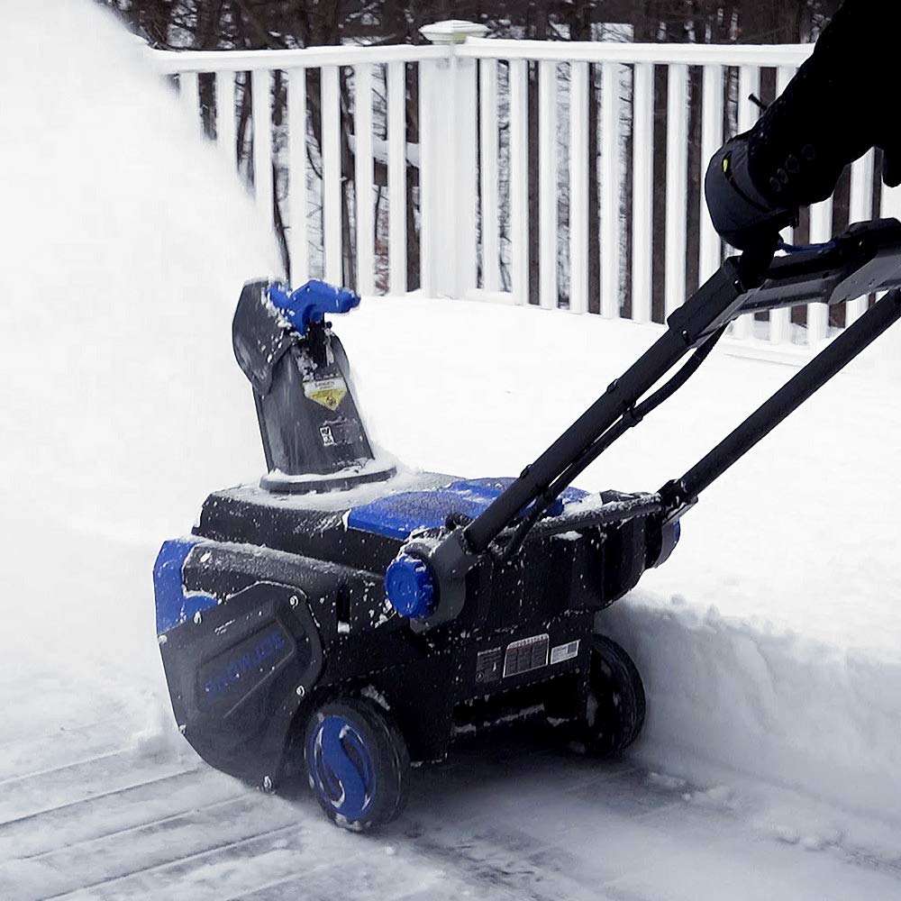 Restored Snow Joe iON100V-21SB-CT | 100-Volt iONPRO Cordless Variable Speed Single Stage Snowblower | 21-Inch | Core Tool Only (Refurbished)