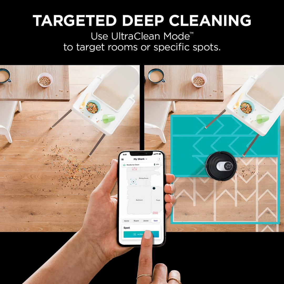 Shark AI VACMOP PRO Pet Robot Vacuum Cleaner and Mop with LIDAR Navigation Home Mapping and Wi-Fi Connected