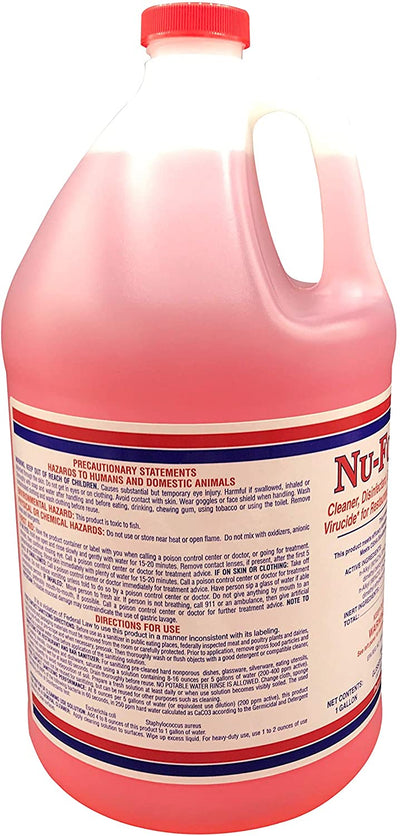 Glissen Chemical 300048 EPA Registered 1 Purpose Cleaner Concentrate, Makes 32 Gallons of Disinfectant/Detergent/Food-Contact Sanitizer/Virucide, Pink