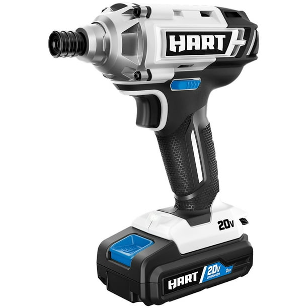 Restored Scratch and Dent HART 20-Volt Cordless 6-Tool Combo Kit (1) 4.0Ah & (1) 1.5Ah Lithium-Ion Batteries, Charger and Storage Bag (Refurbished)