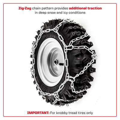 Arnold 490-241-0029 16-Inch x 6.5-Inch Snow thrower Tire Chains