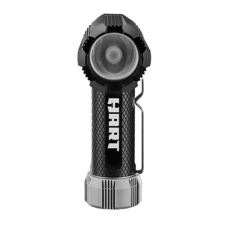 Restored HART Rechargeable LED Pivoting Flashlight, 500 Lumens, Magnetic Base (Refurbished)