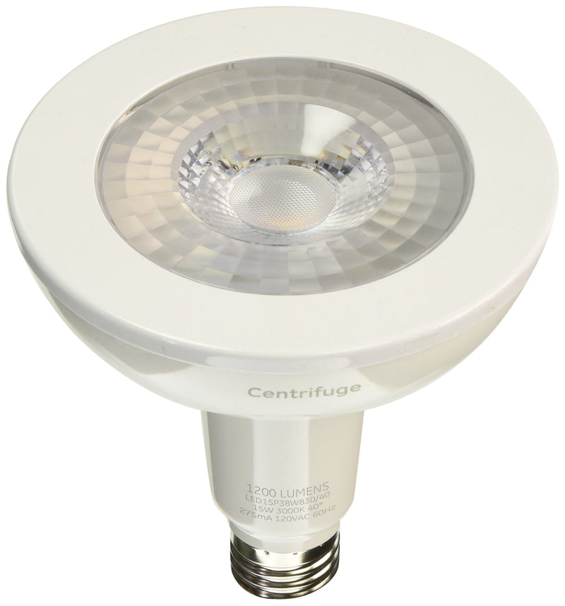 G E Lighting 32604 15W, Par 38 LED Outdoor Flood Light Bulb, White