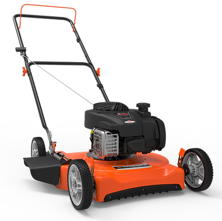 Restored Yard Force YF21-SD | 20 in. 125 cc 450e Series Briggs and Stratton Gas Walk Behind Push Mower | with SideCutting System (Refurbished)