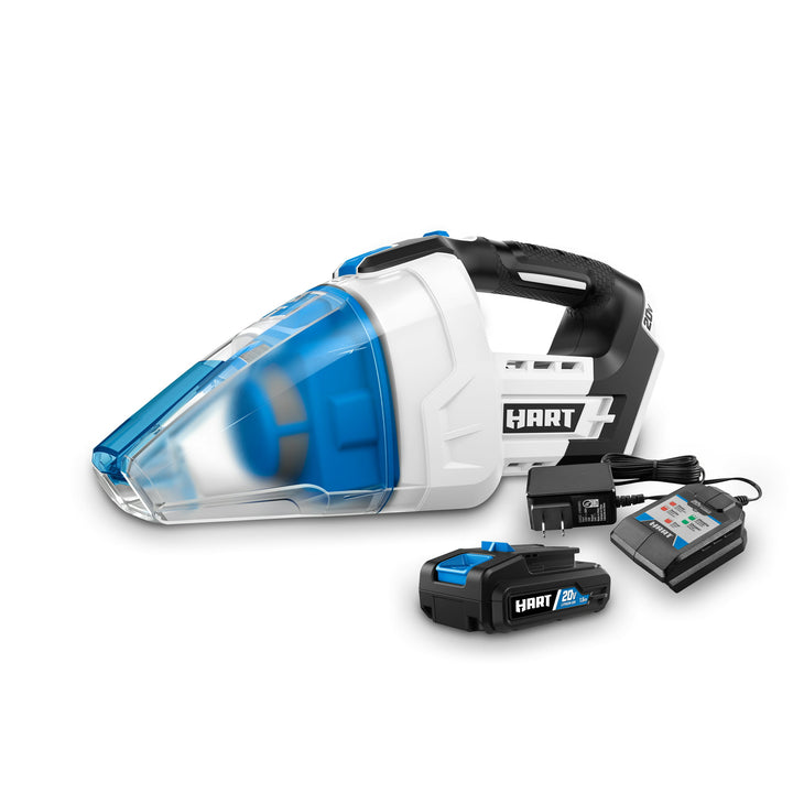 Restored Scratch and Dent HART 20-Volt Cordless Hand Vacuum Kit (1) 20-Volt 1.5Ah Lithium-Ion Battery (Refurbished)