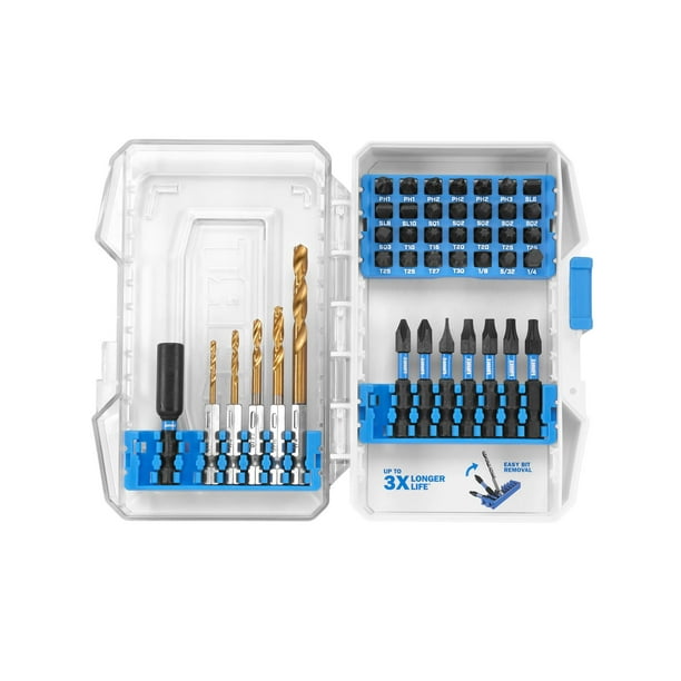 Restored HART 41-Piece Impact Drill & Drive Bit Set with Modular Case (Refurbished)