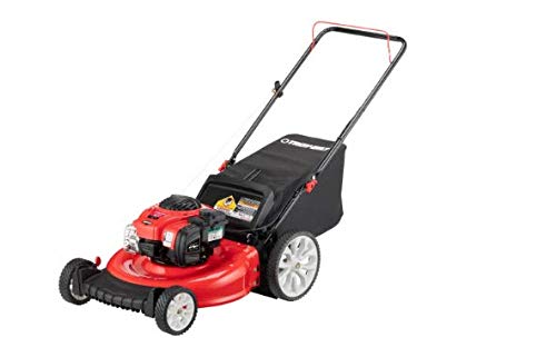 Restored Troy-Bilt 21in. 140cc Briggs & Stratton Gas Push Lawn Mower with Rear bag and Mulching Kit Included