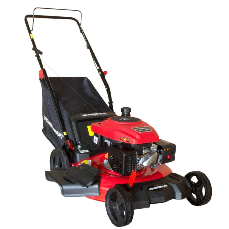 Restored PowerSmart DB2194PR 21" 3-in-1 Gas Push Lawn Mower 170cc with Steel Deck (Refurbished)