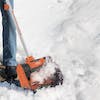 Restored Scratch and Dent Snow Joe 24V-SS12-XR-ORG 24-Volt iON+ Cordless Snow Shovel Kit | 12-inch | W/ 5.0-Ah Battery + Charger (ORANGE) (Refurbished)