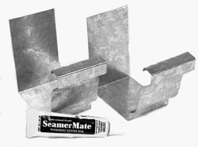 Amerimax Home Products 29008 2 Pack Mill Finish Galvanized Steel Gutter Seamer