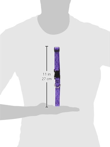 Lupine 3/4 inch Jelly Roll Adjustable Dog Collar