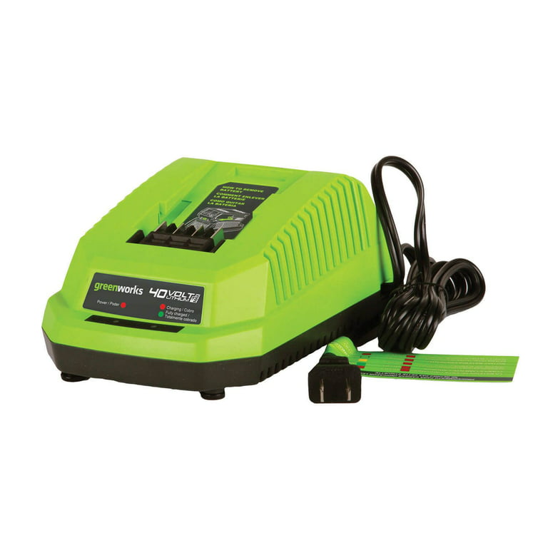 Restored Greenworks 40V Battery Charger, 29482 (Refurbished)