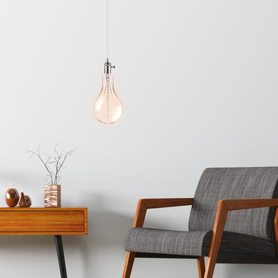 Globe Electric Oversized Vintage Style 100W Clear Glass Dimmable Incandescent Light Bulb, E26 Base, 400 Lumens, 80126