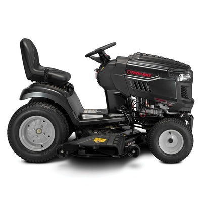 Restored Troy-Bilt Super Bronco 54 XP Riding Lawn Mower with 54 In Deck and Hydrostatic Transmission [Remanufactured]