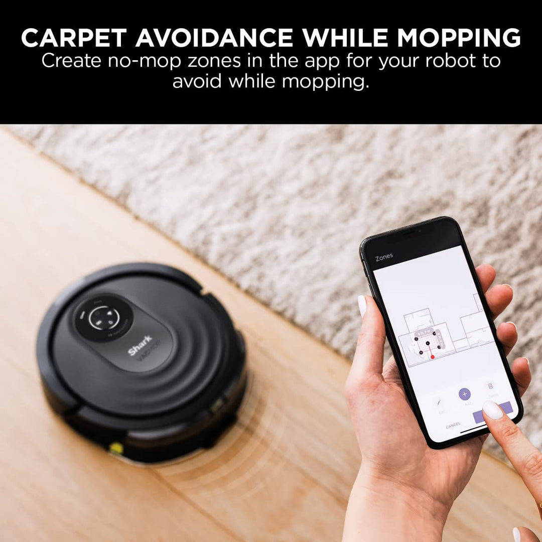 Shark AI VACMOP PRO Pet Robot Vacuum Cleaner and Mop with LIDAR Navigation Home Mapping and Wi-Fi Connected