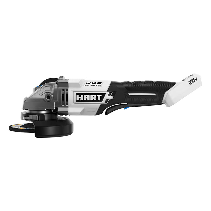 Restored HART 20-Volt Brushless 4-1/2-Inch Angle Grinder/Cutoff Tool (Battery Not Included) (Refurbished)