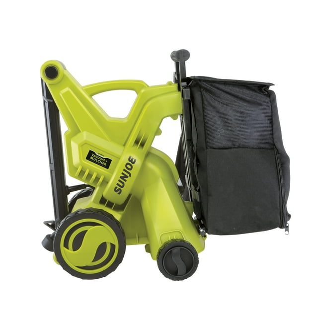 Restored Sun Joe SBJ807E | 2-in-1 Electric Vacuum + Mulcher | 13-Amp | 10.6-gal | 1036 CFM Max (Refurbished)