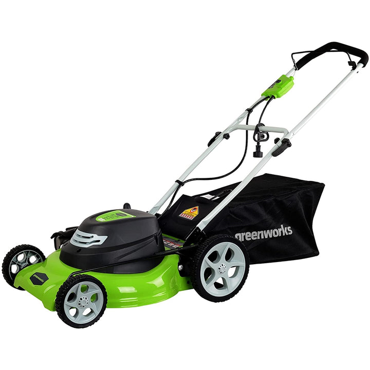 Restored Greenworks 12 Amp Corded 20-Inch Lawn Mower (Refurbished)