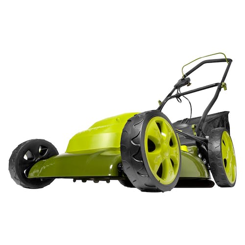 Restored Scratch and Dent Sun Joe MJ408E Electric Lawn Mower | 20-inch | 12-Amp | 7-Position | 14.5-Gal Collection Bag (Refurbished)