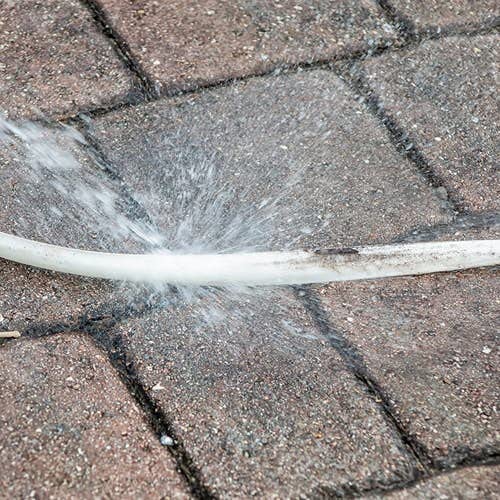 Aqua Joe AJFJH50-58-RV Superlight Marine-Grade FiberJacket RV Hose, White