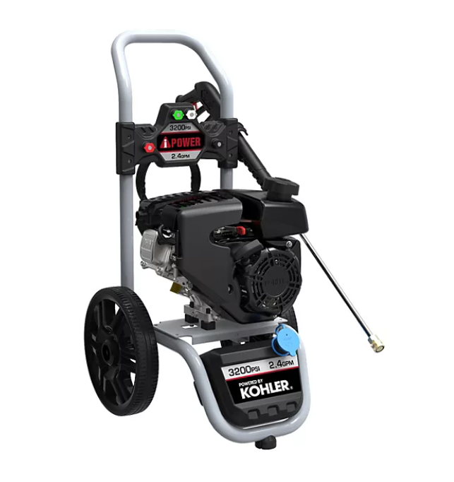 Restored A-iPower 3,200 PSI Pressure Washer with 2.4 GPM Kohler 196cc OHV Engine (Refurbished)