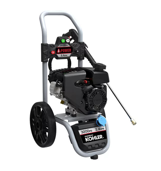 Restored Scratch and Dent A-iPower 3,200 PSI Pressure Washer with 2.4 GPM Kohler 196cc OHV Engine (Refurbished)