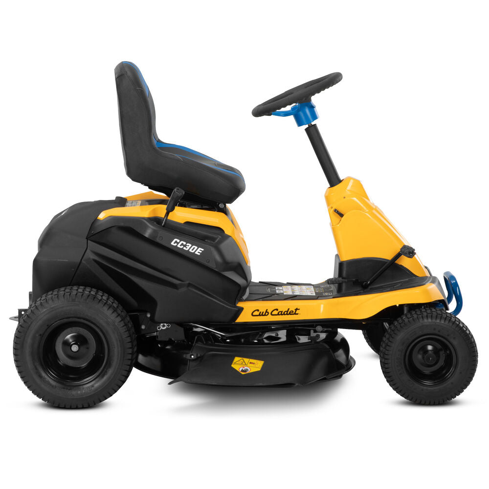 Cub Cadet 30 in. 56-Volt MAX 30 Ah Battery Lithium-Ion Electric Drive Cordless Riding Lawn Tractor with Mulch Kit Included