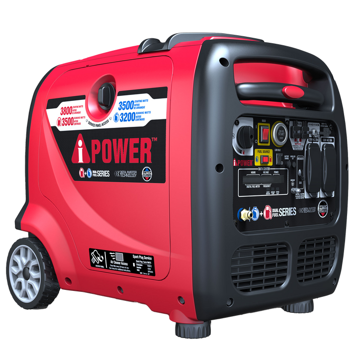 Restored Scratch and Dent A-iPower Dual Fuel Generator SUA3800iED (Refurbished)