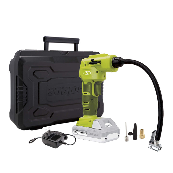 Restored Sun Joe 24V-AJC-LTE 24V 2.0-Amp Cordless Portable Air Compressor (Refurbished)