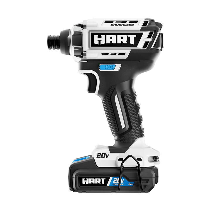 Restored Scratch and Dent HART 20-Volt Brushless Impact Driver Kit (1) 20-Volt 2.0Ah Lithium-ion Battery (Refurbished)