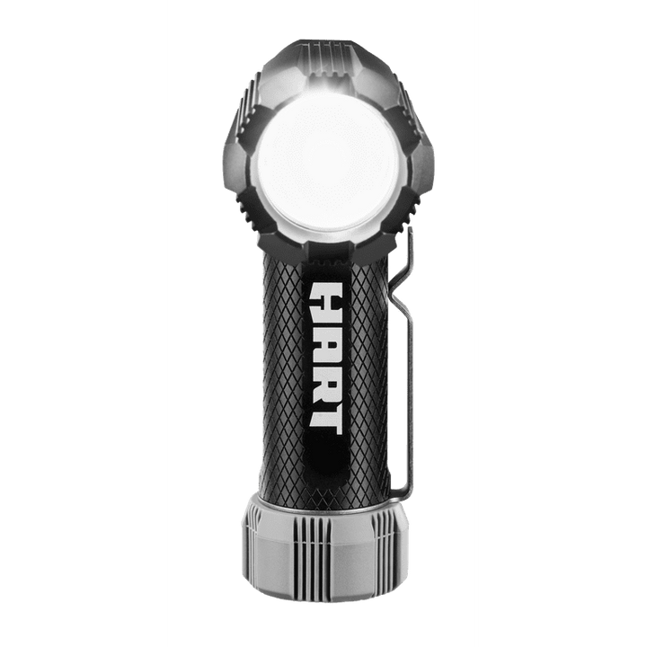 Restored HART Rechargeable LED Pivoting Flashlight, 500 Lumens, Magnetic Base (Refurbished)