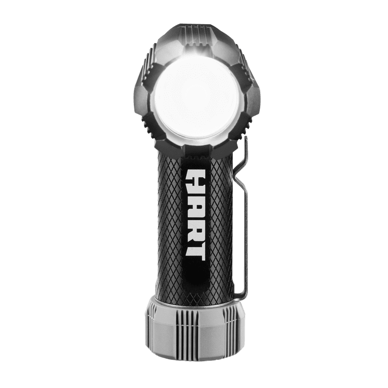 Restored Scratch and Dent HART Rechargeable LED Pivoting Flashlight, 500 Lumens, Magnetic Base (Refurbished)