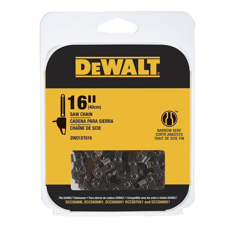 DEWALT DWO1DT616 Replacement Saw Chain, 16"
