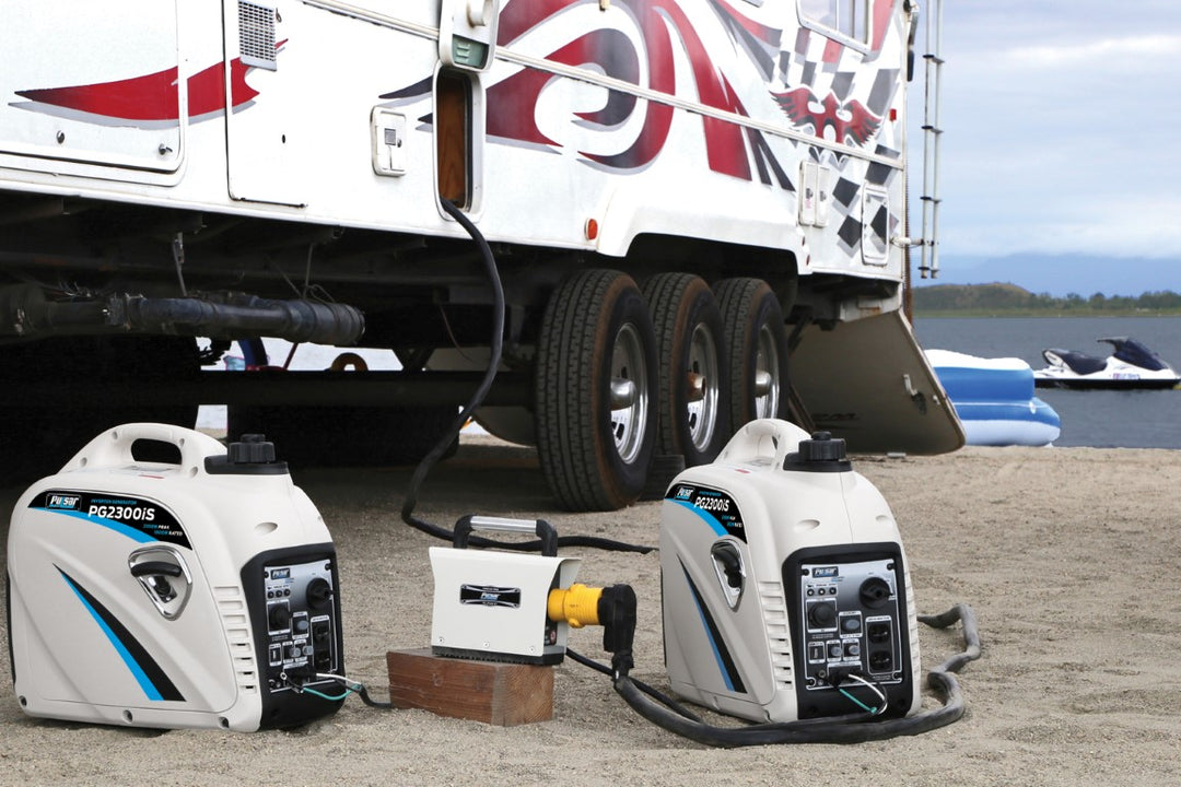 Restored Scratch and Dent Pulsar 2,300W Portable Gas-Powered Inverter Generator with USB Outlet & Parallel Capability (Refurbished)