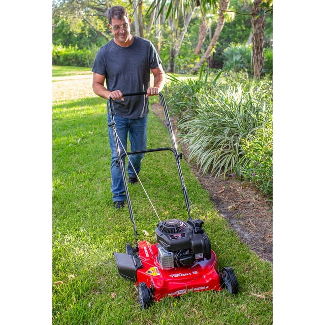 Restored Scratch and Dent Hyper Tough 20" Push Mower with 125cc Briggs and Stratton Engine (Refurbished)