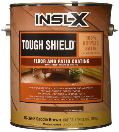INSL-X Products TS3998099-01 Tough Shield Acrylic Floor & Patio Floor/Patio Coating, 128 Fl Oz (Pack of 1)