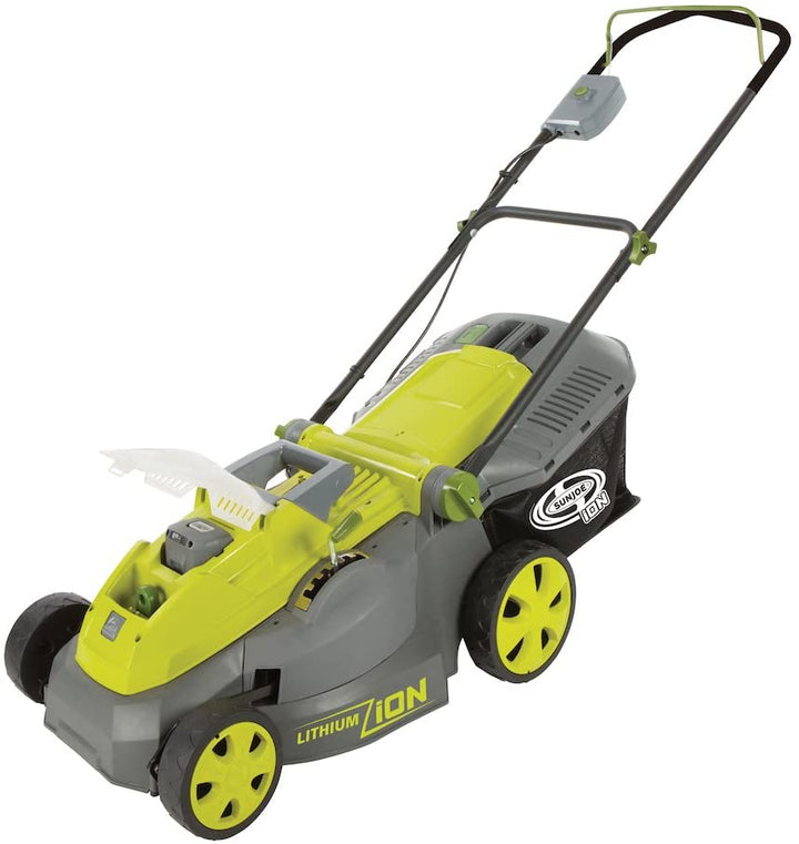 Restored Sun Joe iON16LM 40 V 16-Inch Cordless Lawn Mower with Brushless Motor (Refurbished)